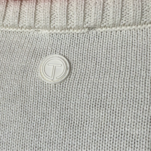 T by Talbots Coolmax stripped Shawl collar sweater Size XL - Picture 7 of 12